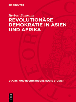 cover image of Revolutionäre Demokratie in Asien und Afrika